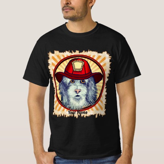 Sheepdog Firefighter T-Shirt (Voorkant)