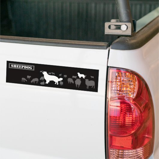 Sheepdog - long bumpersticker (Op Truck)