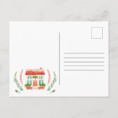 Sheepdog Mudroom Moving Aankondiging Briefkaart (Achterkant)