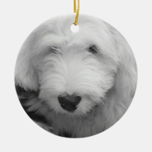 Sheepdog Puppy Ornament