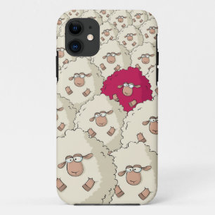 Sheeps Pattern iPhone 11 Hoesje