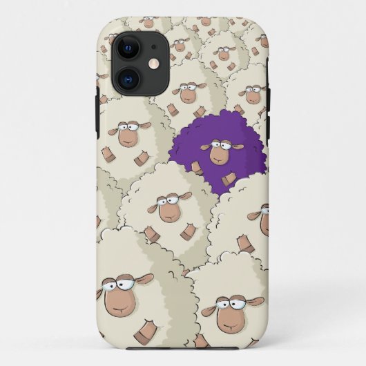 Sheeps Pattern Case-Mate iPhone Case (Achterkant)