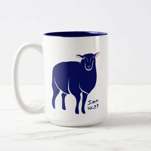 SheepsFaith, Mug de café à deux tons (Gauche)