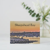 Sheepshead Baai, NY van Brooklyn Briefkaart (Staand voorkant)