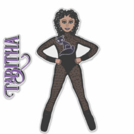 Sheer Black Spark  Dancer #2 Sticker