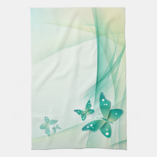 Sheer Green Butterfly Veil Amerikaanse MoJo Kit Theedoek