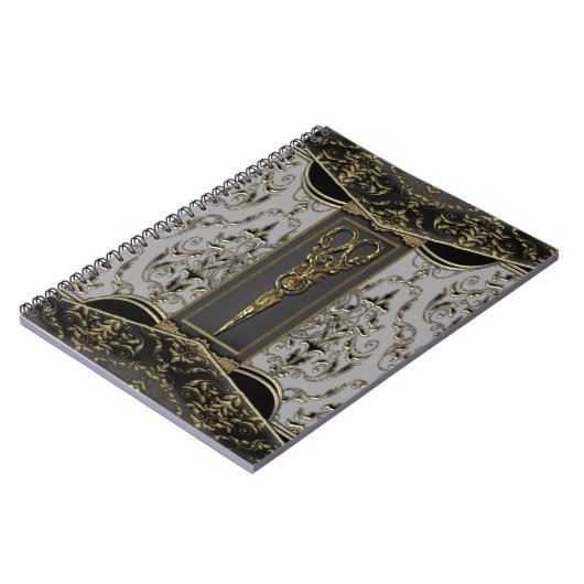 Sheer Hazlehurst Antiqued Scissors Posh Notitieboek (Linkerzijde)