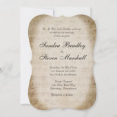 Sheet Music Wedding Uitnodiging (Voorkant)