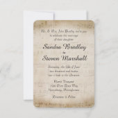 Sheet Music Wedding Uitnodiging (Voorkant)