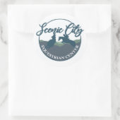 Sheet of 3" round stickers (Sac)