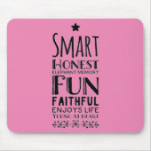 Sheffey Acronym met Star Muismat (Voorkant)