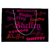 Sheffey Fonts - Roze en Rood Groot Cadeauzakje (Achterkant)