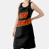 Sheffey Red Comic Fonts Schort (Insitu)