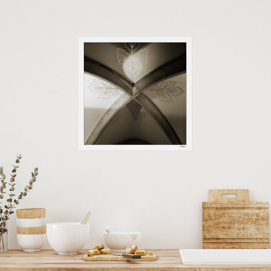 Sheffield Cathedral vaults Poster (Keuken)