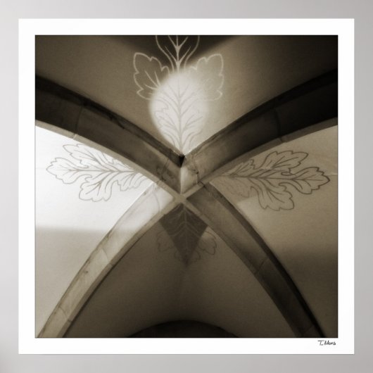 Sheffield Cathedral vaults Poster (Voorkant)