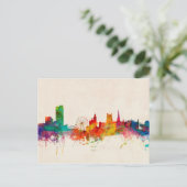 Sheffield England Skyline Briefkaart (Staand voorkant)