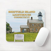 Sheffield Island Lighthouse, Connecticut Muismat (Met muis)