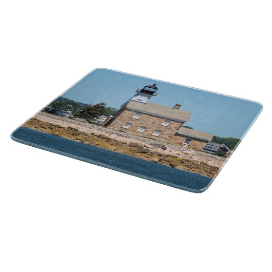 Sheffield Island Lighthouse, CT Cutting Board Snijplank (Hoek)