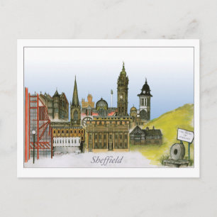 Sheffield - South Yorkshire, Tony Fernandes Briefkaart