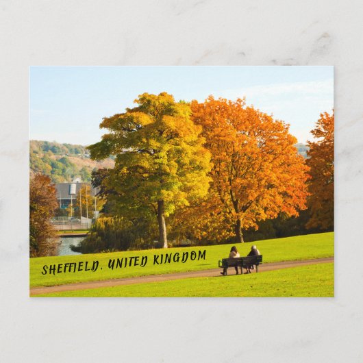 Sheffield Verenigd Koninkrijk - Park Briefkaart (Voorkant)