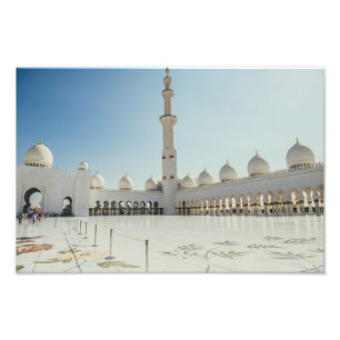 Sheik Zayed Grand Mosque, Abu Dhabi Foto Afdruk