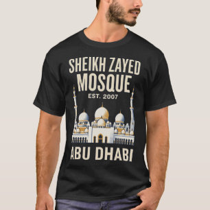 Sheikh Zayed-moskee Abu Dhabi VAE Vintage Reis P T-shirt