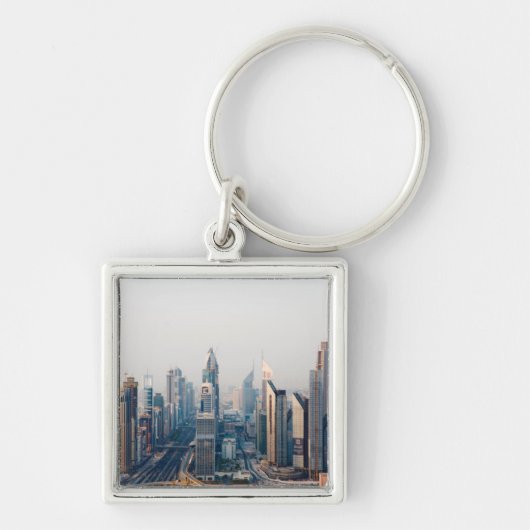 Sheikh Zayed-weg Sleutelhanger (Voorkant)