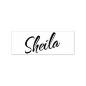 Sheila-naam in cursief scriptschrift rubberstempel (Afrduk)