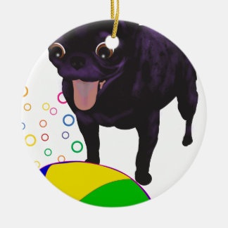 Sheila's Pug - Ball Love Keramisch Ornament