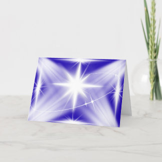 Shekinah Glory Christmas Star Wenskaart Kaart