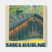 Shelburne Vermont Travel Magneet (Voorkant)