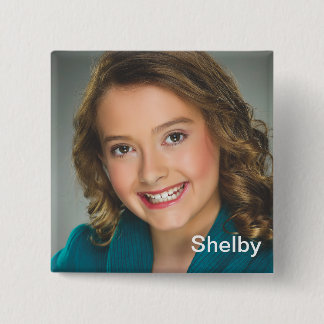 Shelby 2 vierkante button 5,1 cm