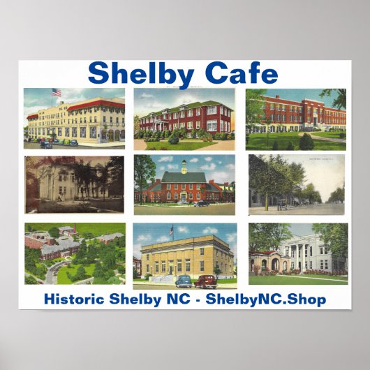Shelby Cafe Poster (Voorkant)