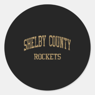 Shelby County High School Hs Shelbyville Ky Antiek Ronde Sticker