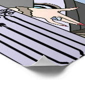 Shelby, dame Art déco des années 1920 à Mauve et G (Coin)