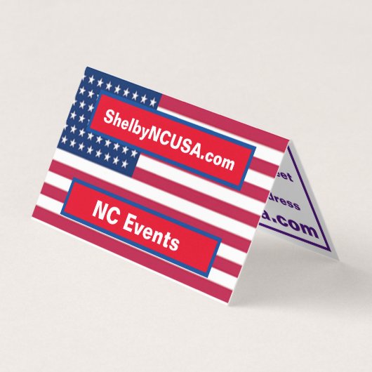 Shelby Gevouwen Visitekaartje (Voorkant)