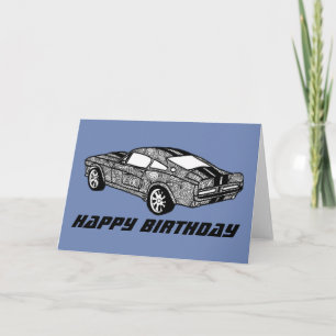 Shelby Mandala Art Birthday Kaart