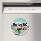Shelby NC Lynne Magnet Magneet (Insitu (Vaatwasser))