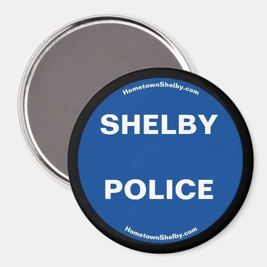 Shelby Police Magnet (Recto/Verso)