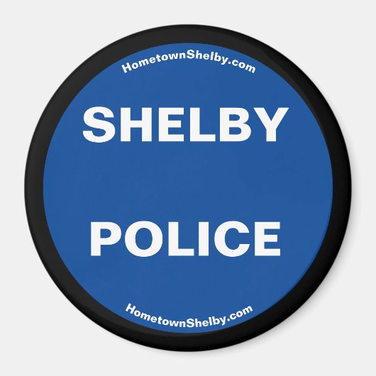 Shelby Police Magnet (Devant)