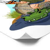 Shelby The Swamp Man - Hier gaan we Paw Paw Poster (Hoek)