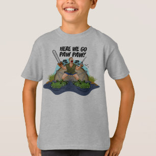 Shelby The Swamp Man - Hier gaan we Paw Paw T-shirt