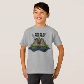 Shelby The Swamp Man - Hier gaan we Paw Paw T-shirt (Voorkant volledig)