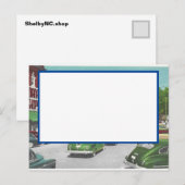 ShelbyNC.shop Historic Shelby briefkaart (Voorkant / Achterkant)