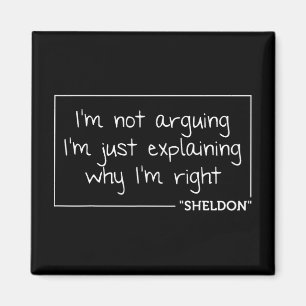 Sheldon Citaat Grappige Verjaardag Gepersonaliseer Magneet