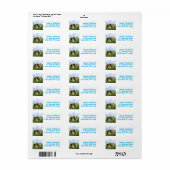 Sheldon de Sheltie Etiket (Full Sheet)