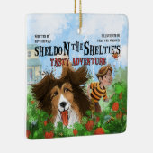 Sheldon de Sheltie Keramisch Ornament (Rechts)
