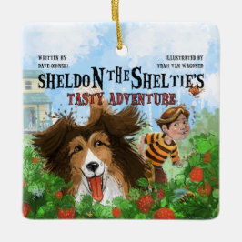 Sheldon de Sheltie Keramisch Ornament