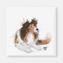 Sheldon de Sheltie Magneet