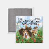 Sheldon de Sheltie Magneet (Voorkant / Achterkant)